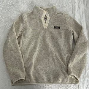 LL Bean sweater fleece pullover